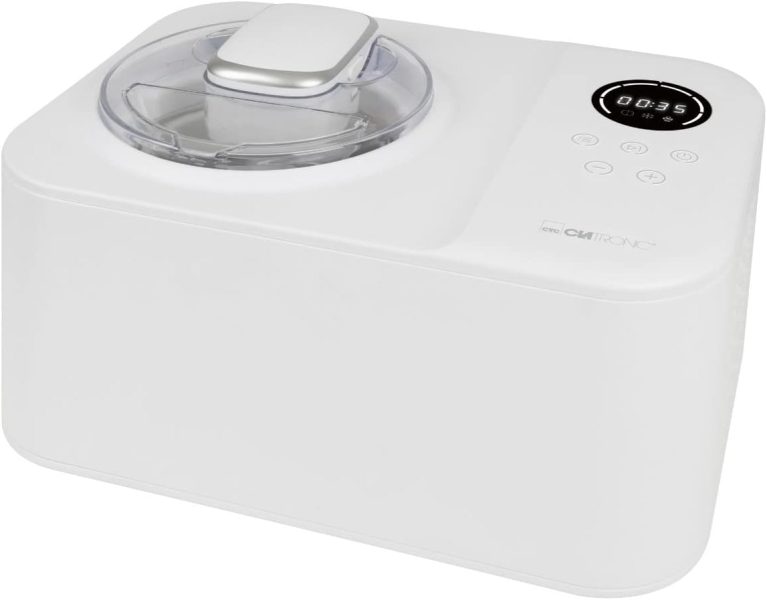 Sorbetière Clatronic ICM 3784 1,2L Compresseur Blanche