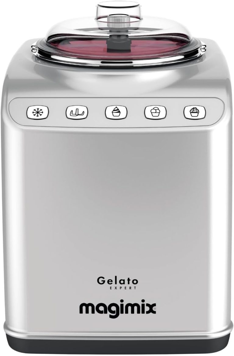 Sorbetière Magimix Gelato Expert avec compresseur, 2 cuves inox 2 L, 140 W