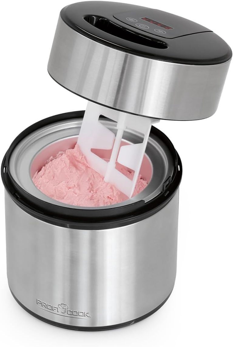ProfiCook PC-ICM 1140 Machine à Glace et Yaourtière 1,8L Inox