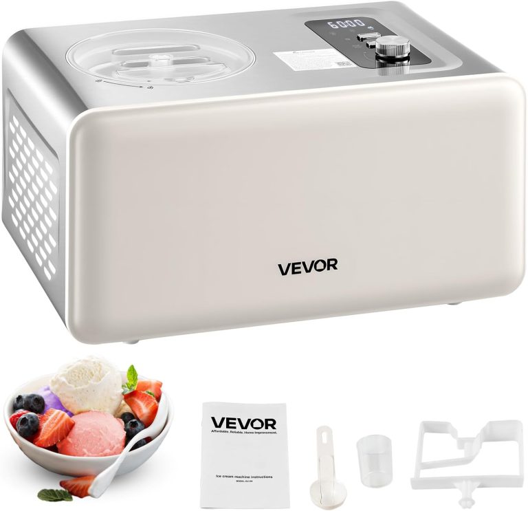 VEVOR Sorbetière Automatique 2 L à Compresseur Intégré